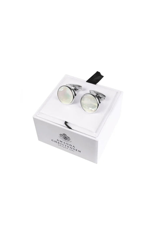 Amanda Christensen Mother of Pearl Cufflinks