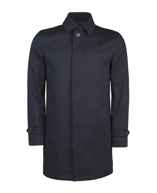 Magee Muckross Raincoat with Donegal Tweed Trim