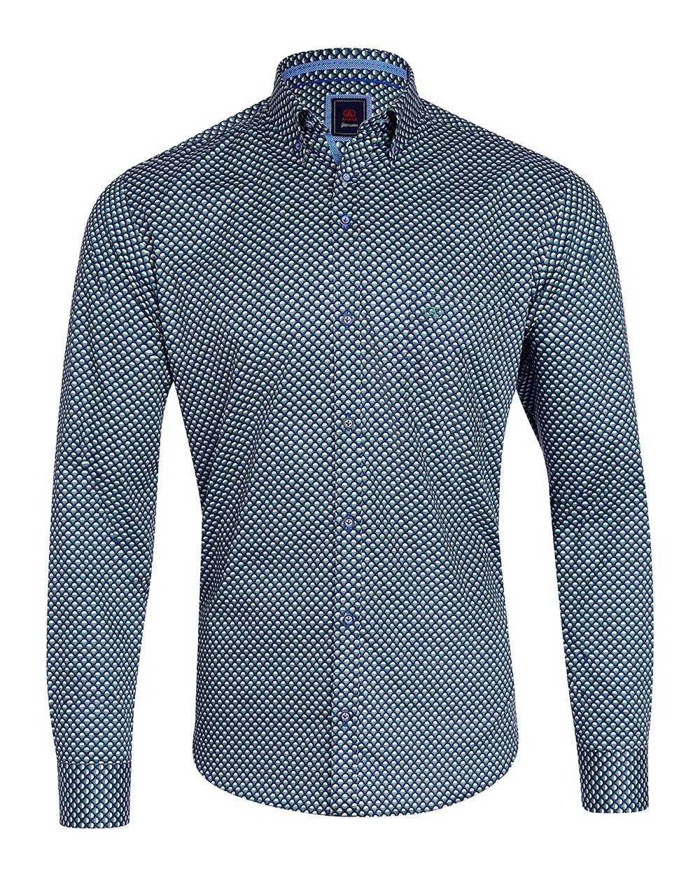 André Murphy Pattern Shirt – Green