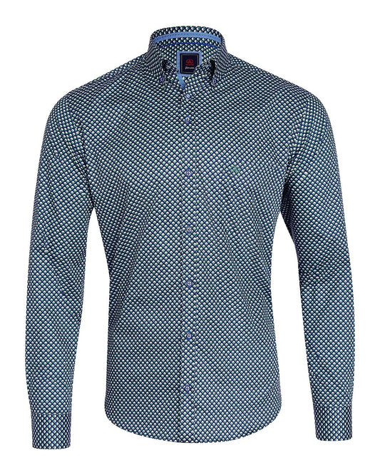 André Murphy Pattern Shirt – Green