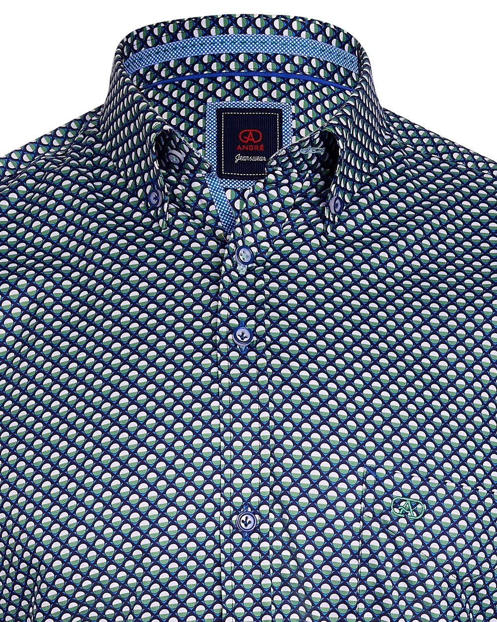 André Murphy Pattern Shirt – Green