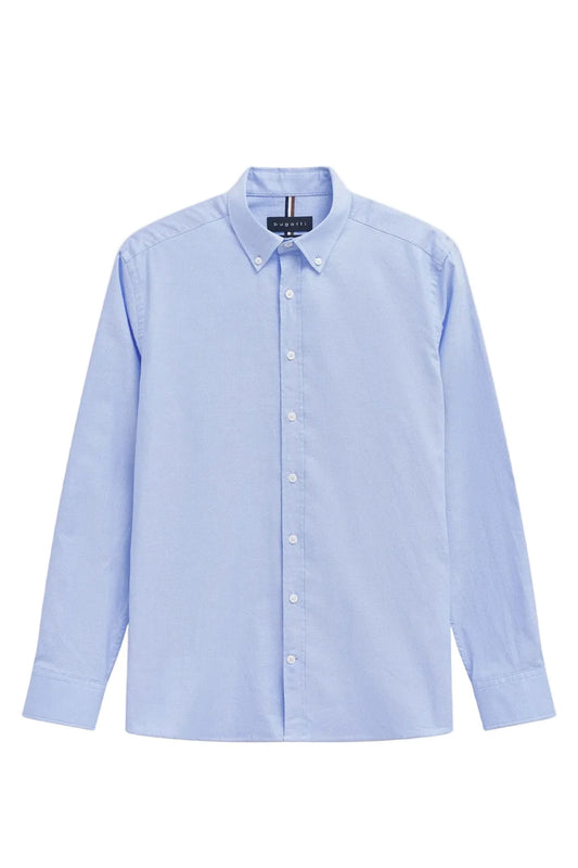 Bugatti Oxford Shirt with Button-Down Collar