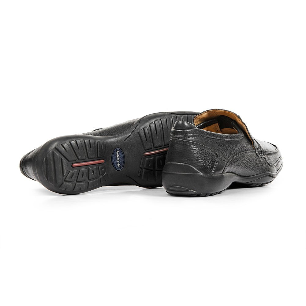 Anatomic Parati Leather Slip-On Shoe - Black