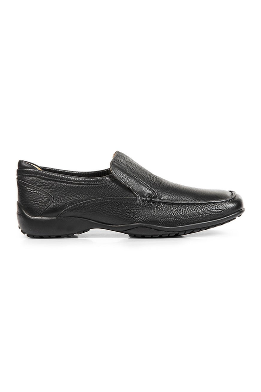 Anatomic Parati Leather Slip-On Shoe - Black