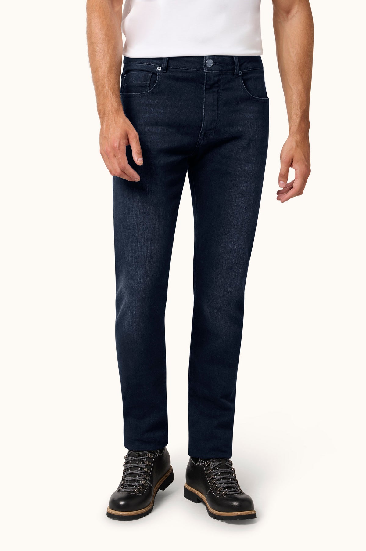 Paul & Shark Winter Giza Cotton Jeans - Dark Wash