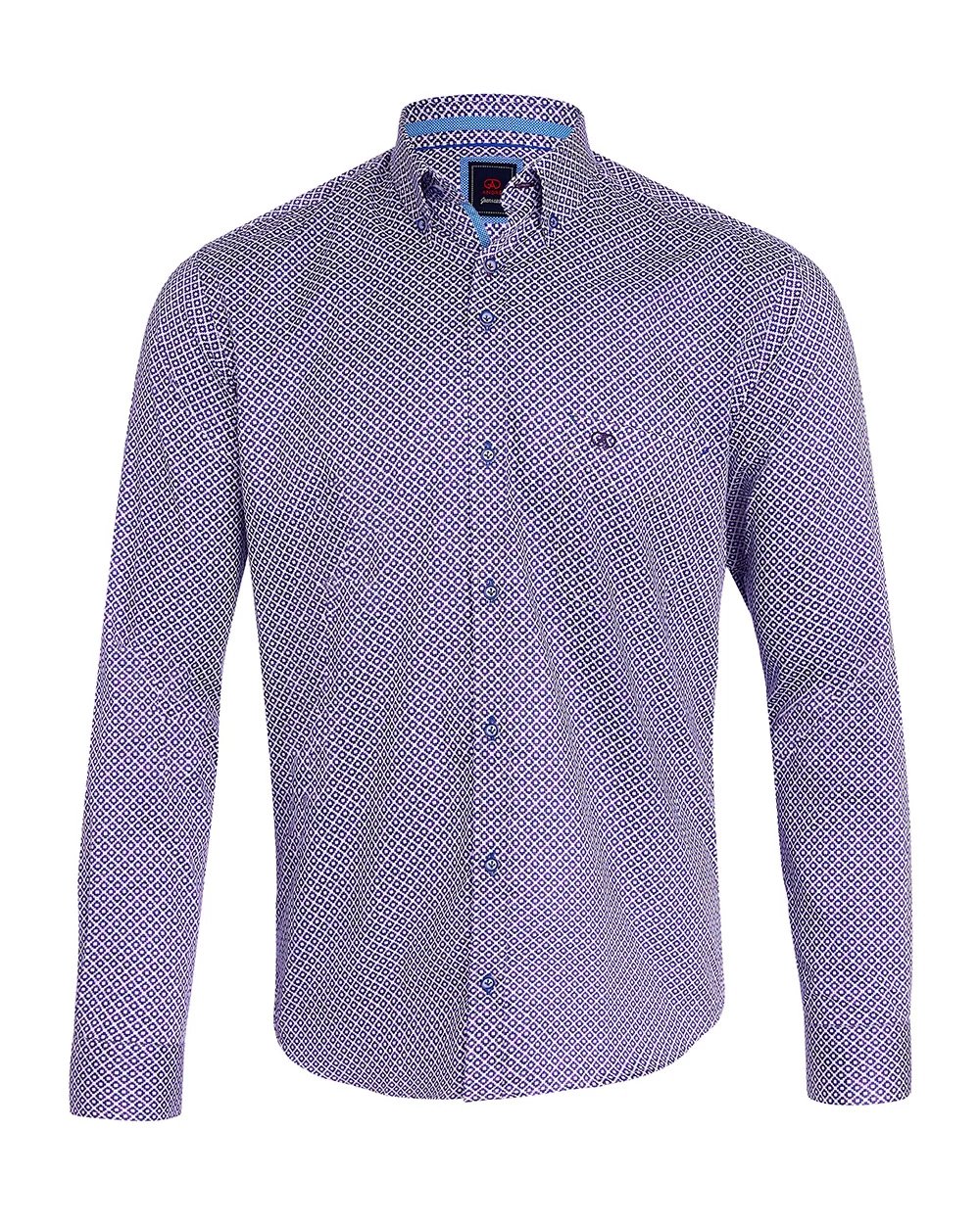 André Murphy Pattern Shirt – Purple