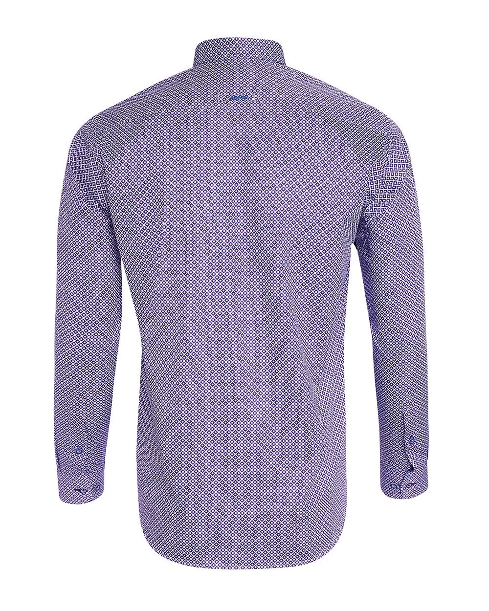 André Murphy Pattern Shirt – Purple