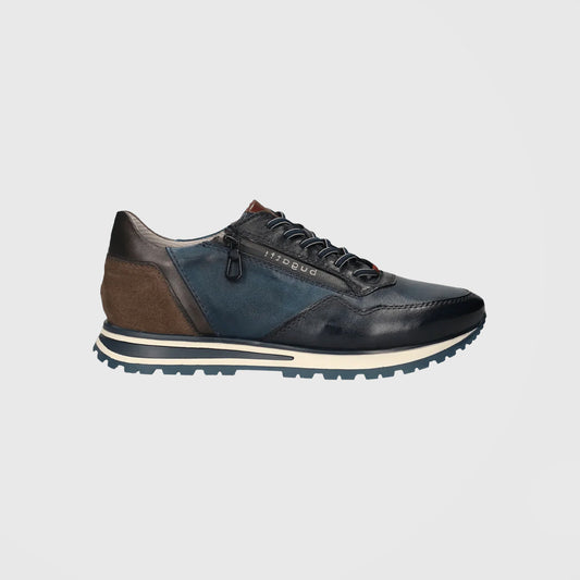 Leather Side Zip Sneaker