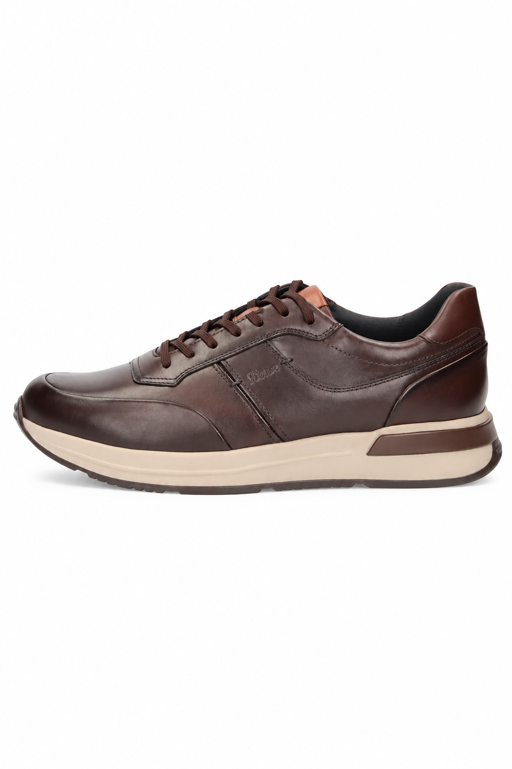 Sioux Rojaro Leather Sneaker - Dark Brown