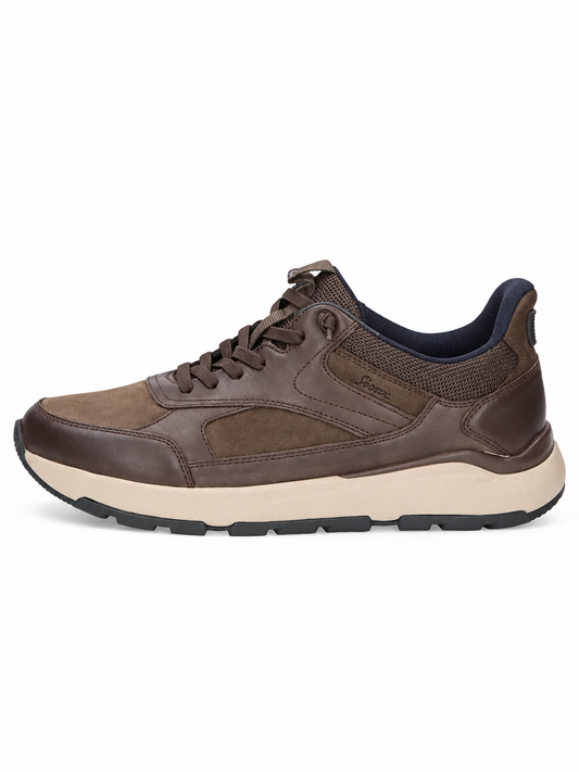 Sioux Rogerlino Leather Sneaker - Dark Brown