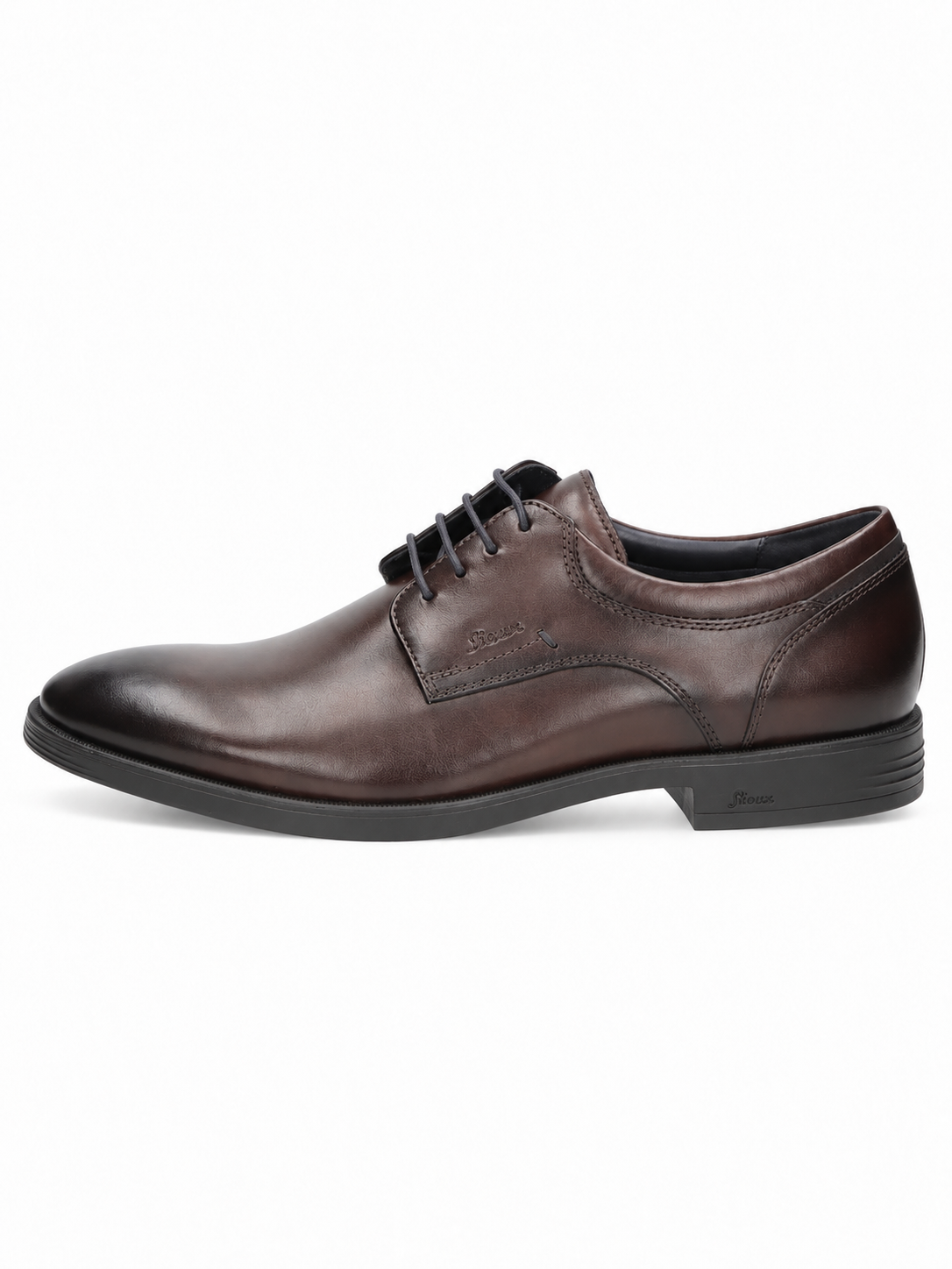 Sioux Foriolo Leather Shoe - Dark Brown