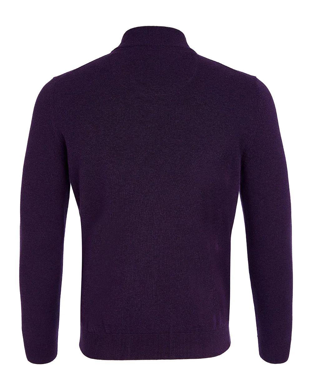 André Tory Half Zip Jumper – Purple