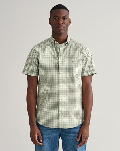 Gant Regular Broadcloth Gingham Short Sleeve BD Dhirt