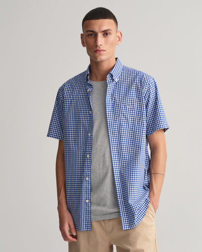 Gant Regular Broadcloth Gingham Short Sleeve BD Dhirt