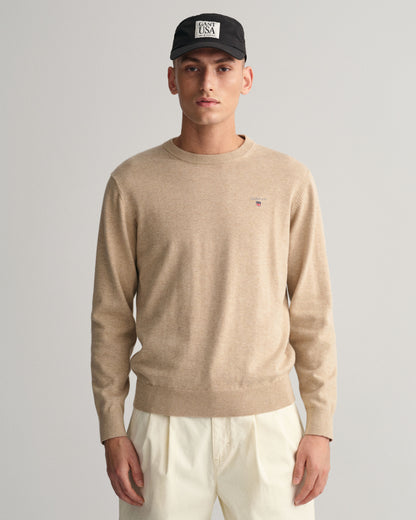 Gant Classic Cotton Crewneck Jumper