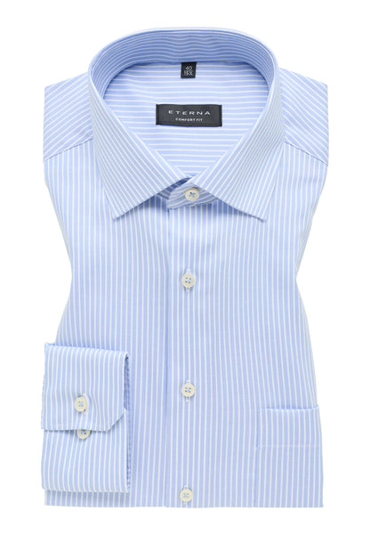 Eterna Long Sleeve Modern Fit Shirt