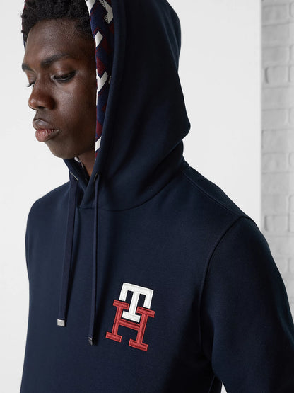 TH MONOGRAM EMBROIDERY HOODY