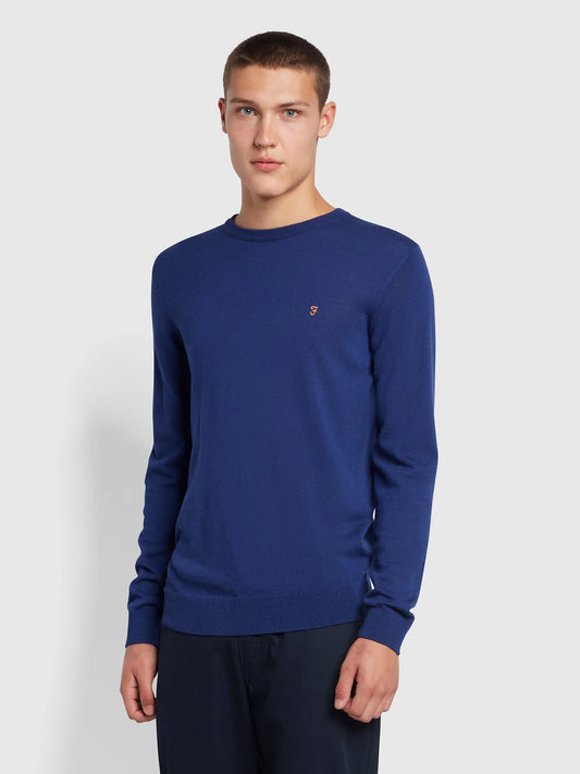 Mullen Slim Fit Crew Neck Jumper