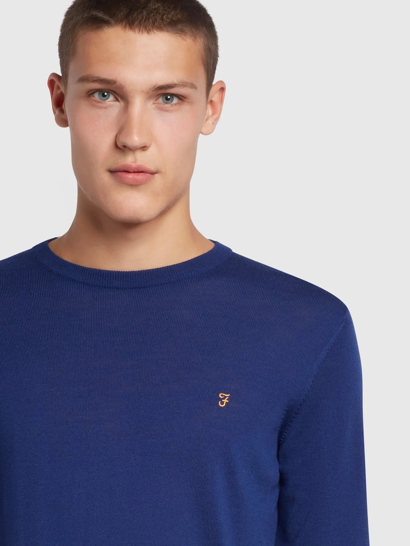 Mullen Slim Fit Crew Neck Jumper