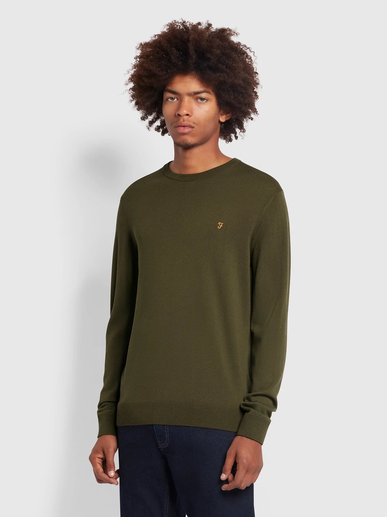 Mullen Slim Fit Crew Neck Jumper