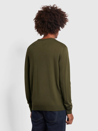 Mullen Slim Fit Crew Neck Jumper