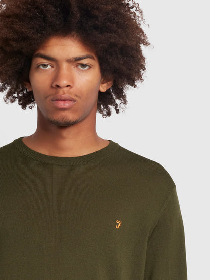 Mullen Slim Fit Crew Neck Jumper