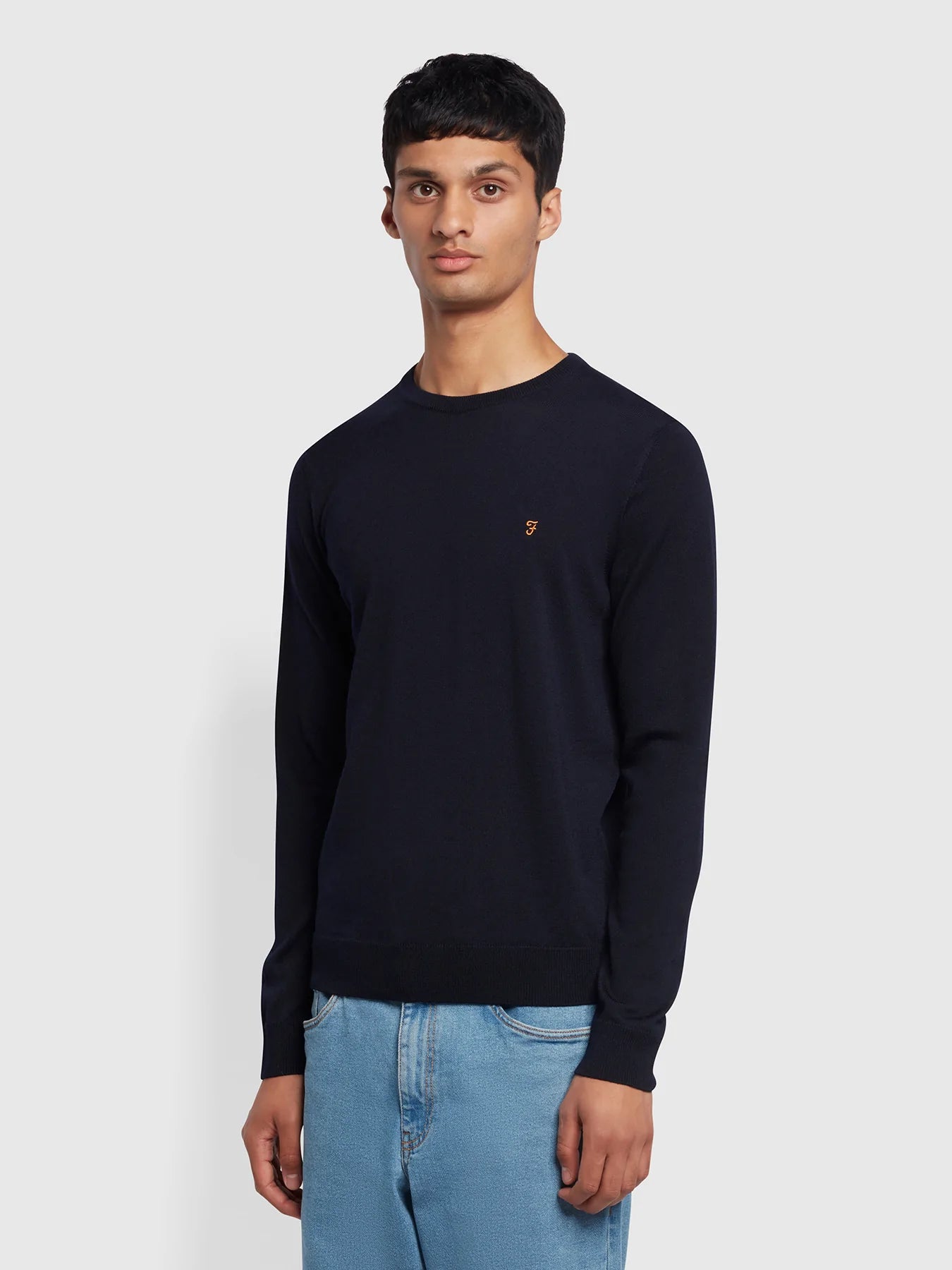 Mullen Slim Fit Crew Neck Jumper