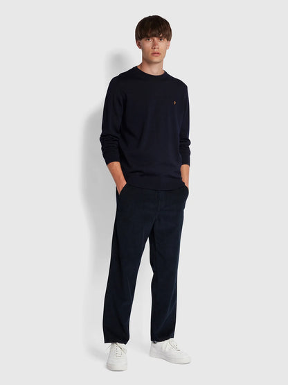 Mullen Slim Fit Crew Neck Jumper