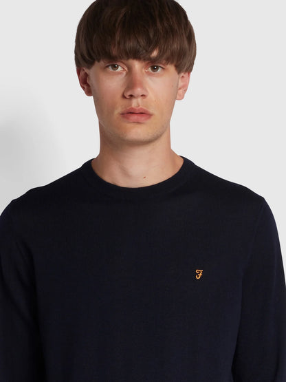 Mullen Slim Fit Crew Neck Jumper