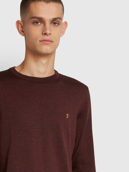 Mullen Slim Fit Crew Neck Jumper
