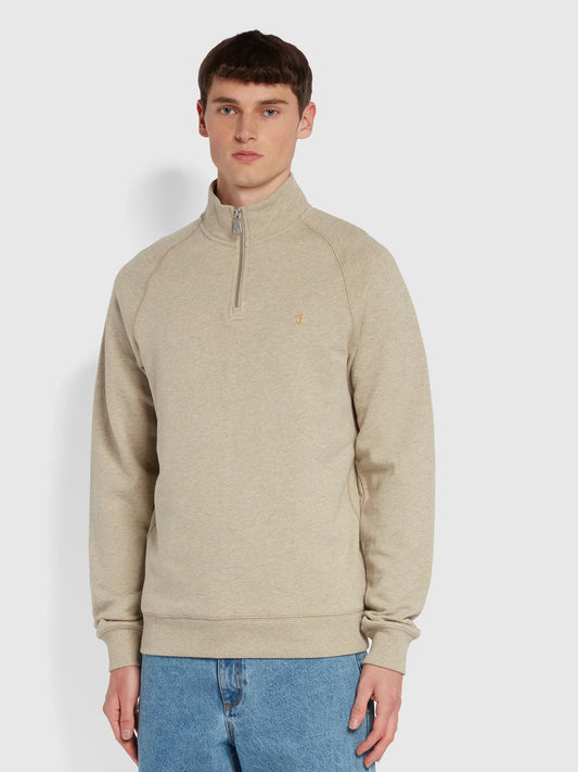 Farah Jim Quarter Zip Sweater
