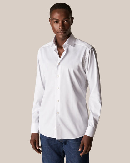 Eton Contemporary White Signature Twill Shirt